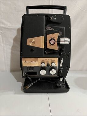 Sears Black and Silver Film Projector Head Assembly